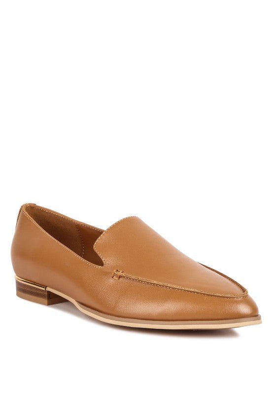 Richelli Metallic Sling Detail Loafers - Drakoi Marketplace