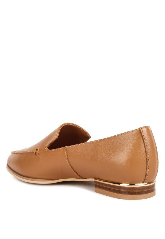 Richelli Metallic Sling Detail Loafers - Drakoi Marketplace