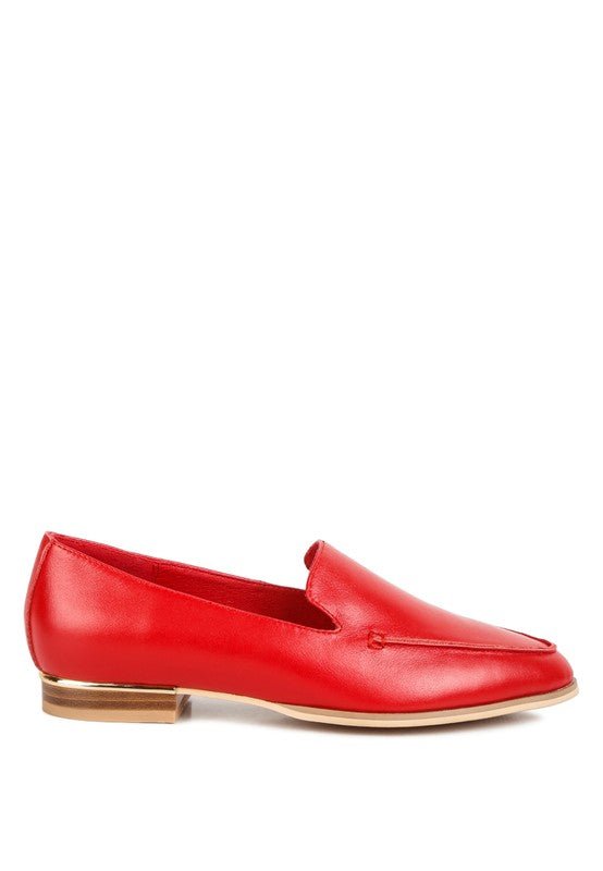 Richelli Metallic Sling Detail Loafers - Drakoi Marketplace