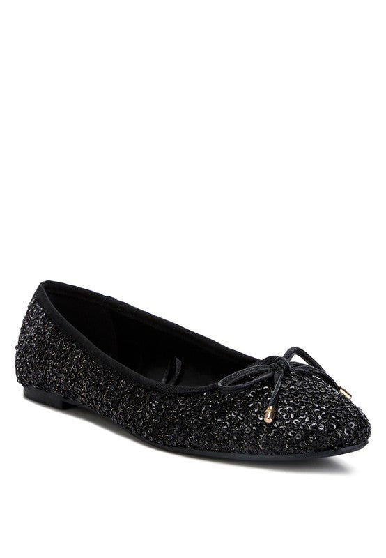 Ringo Sequin Embellished Ballet Flats - Drakoi Marketplace