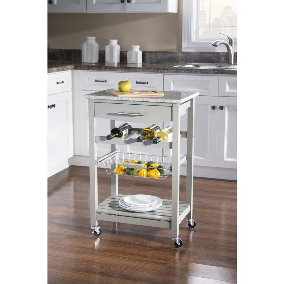 Roger Gray Kitchen Island Granite Top - Drakoi Marketplace