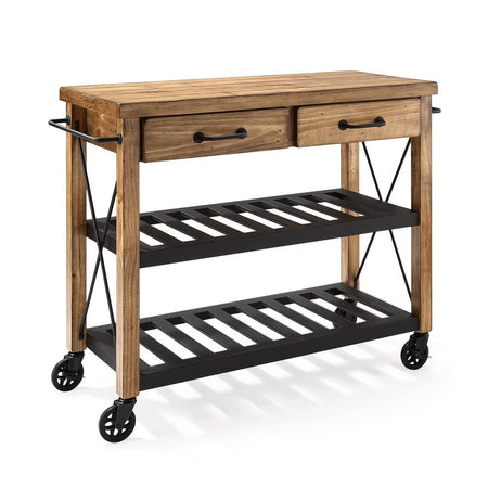 Roots Kitchen Cart Natural - Drakoi Marketplace