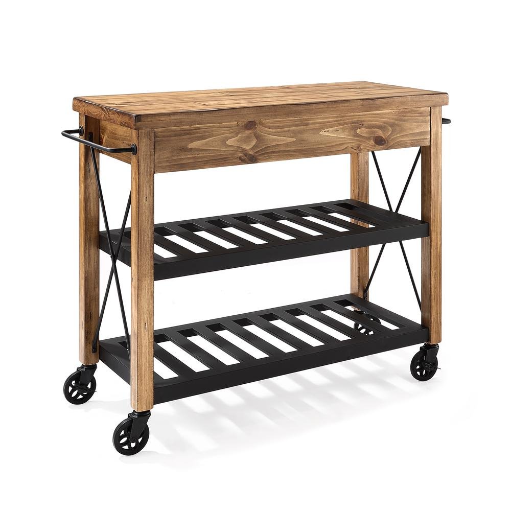 Roots Kitchen Cart Natural - Drakoi Marketplace