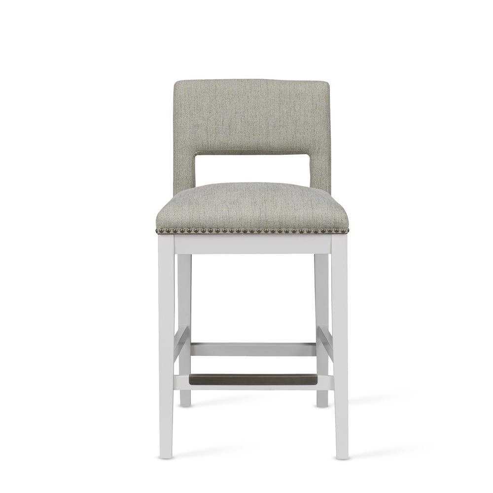 Rowell Taupe Counter Stool - Drakoi Marketplace