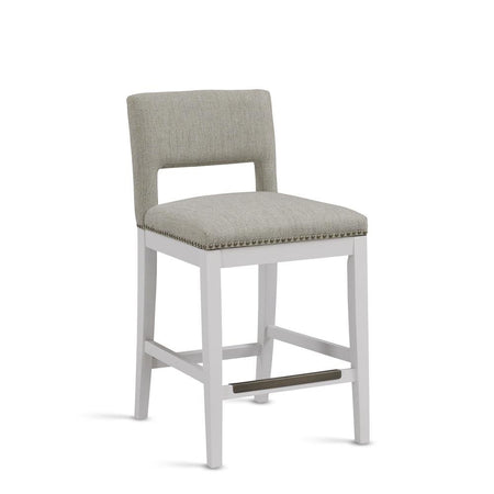 Rowell Taupe Counter Stool - Drakoi Marketplace