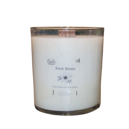 Rustic Ember | First Bloom | 10 oz candle - Drakoi Marketplace