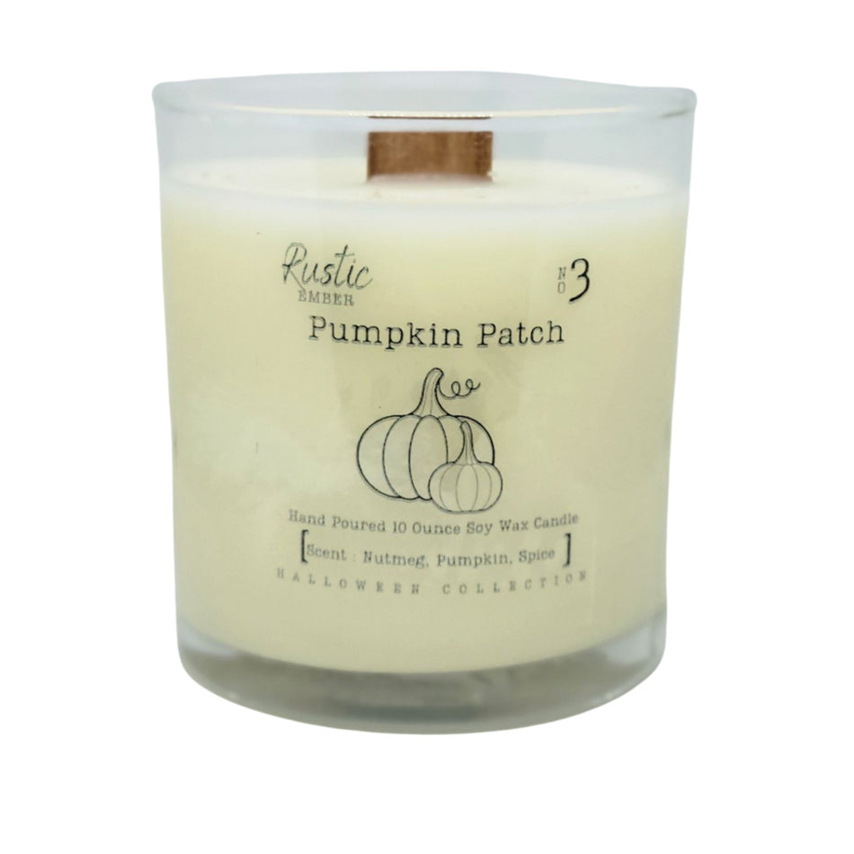 Rustic Ember | Pumpkin Patch | 10 Ounce Candle - Drakoi Marketplace