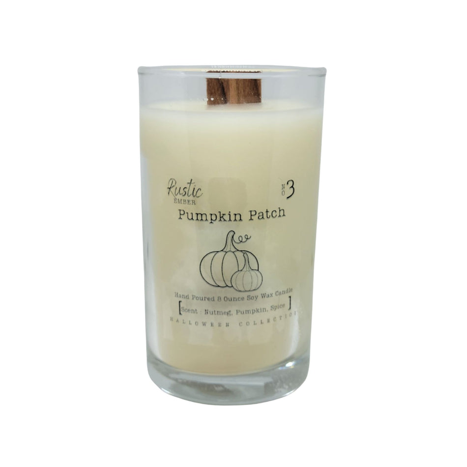 Rustic Ember | Pumpkin Patch | 8 Ounce Candle - Drakoi Marketplace