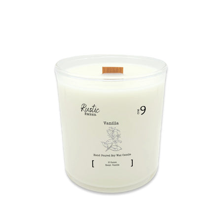 Rustic Ember | Vanilla | 10 Ounce Candle - Drakoi Marketplace