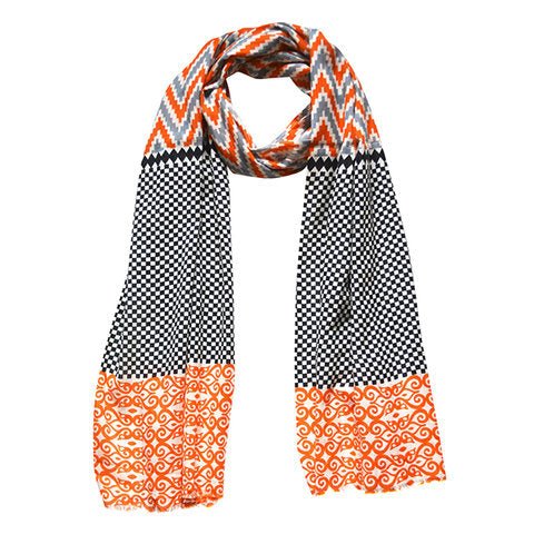 Sahara- Ikat Print Scarf - Drakoi Marketplace