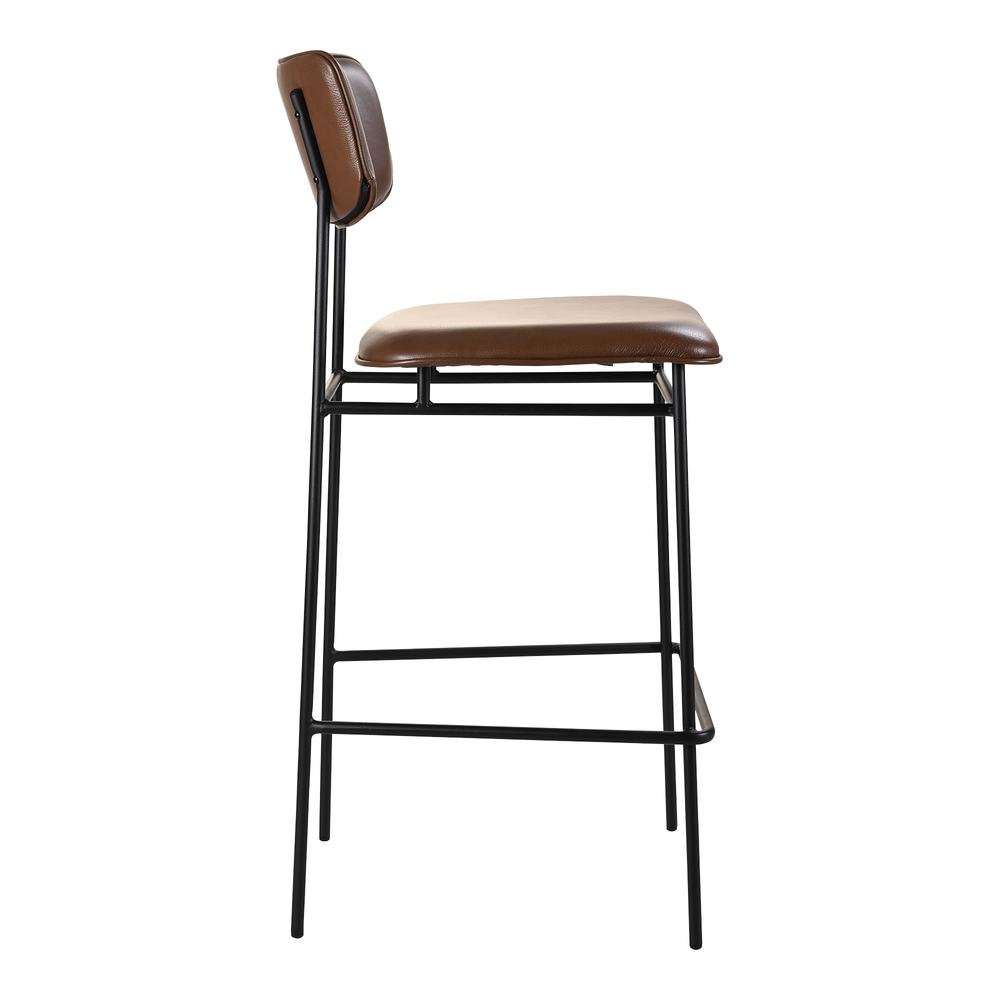 Sailor Bar Stool Dark Brown - Drakoi Marketplace