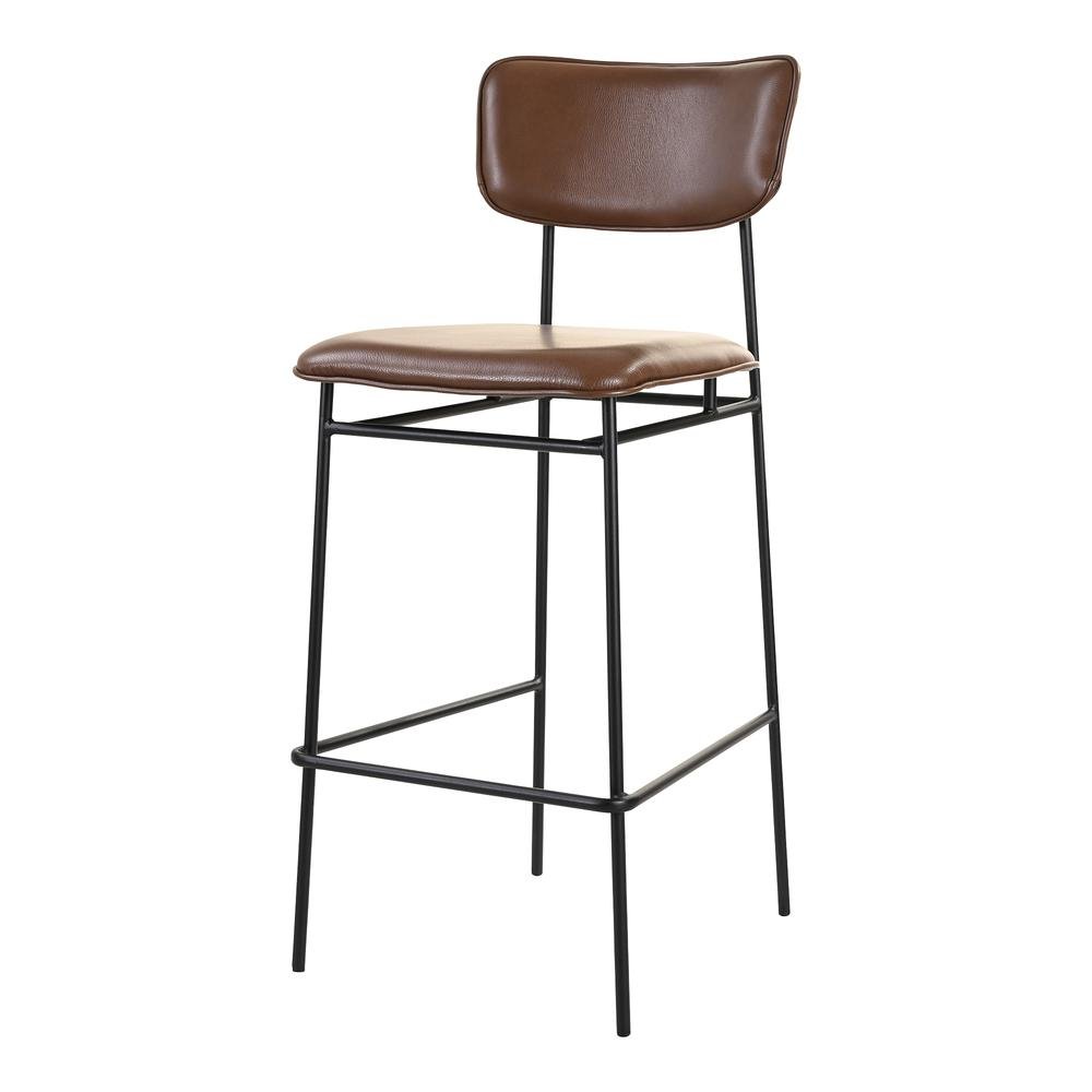 Sailor Bar Stool Dark Brown - Drakoi Marketplace