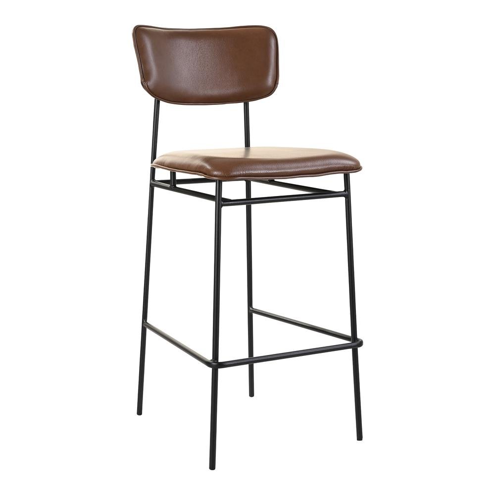 Sailor Bar Stool Dark Brown - Drakoi Marketplace