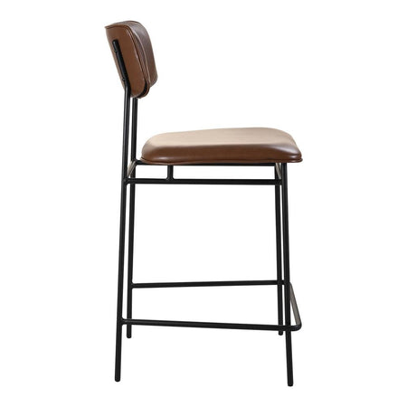 Sailor Counter Stool Dark Brown - Drakoi Marketplace