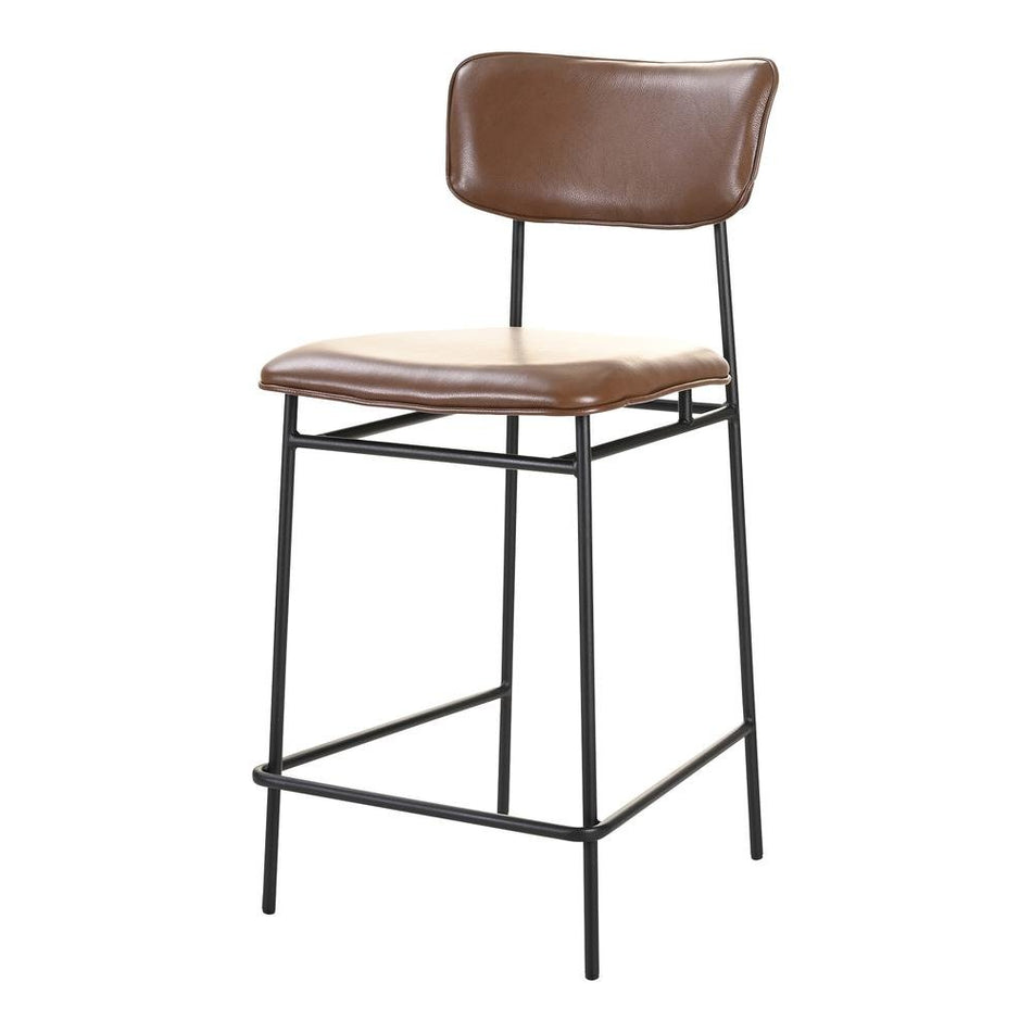 Sailor Counter Stool Dark Brown - Drakoi Marketplace