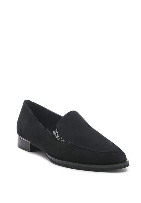 Sara Suede Slip-On Loafers - Drakoi Marketplace