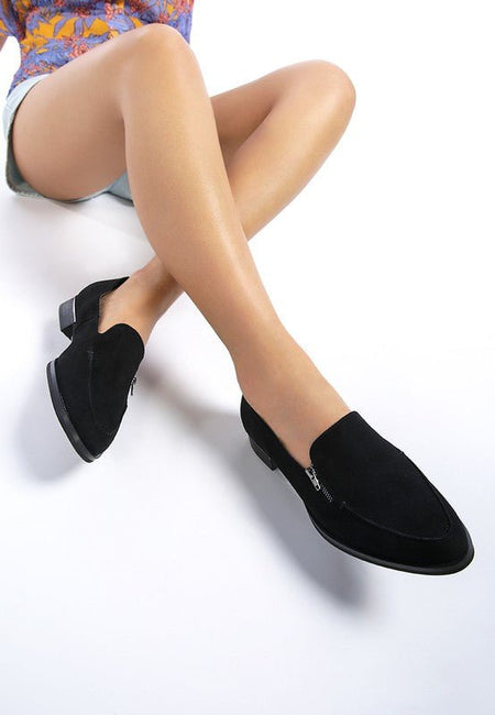 Sara Suede Slip-On Loafers - Drakoi Marketplace