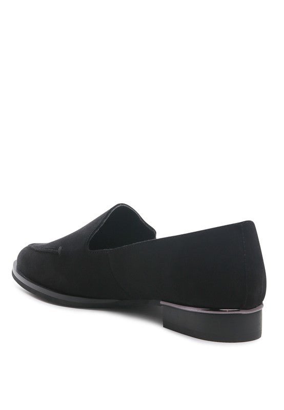 Sara Suede Slip-On Loafers - Drakoi Marketplace