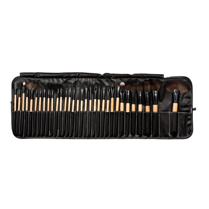 Sculptor 32 Piece High Quality Wooden Makeup Brush Set - Drakoi Marketplace