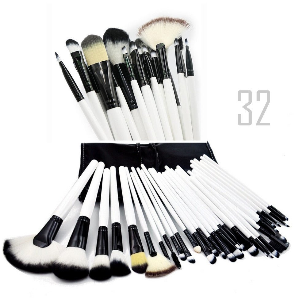 Sculptor 32 Piece High Quality Wooden Makeup Brush Set - Drakoi Marketplace