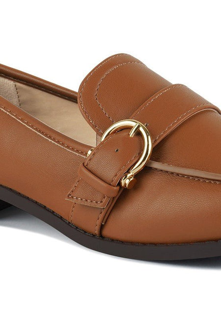 Sheboss Buckle Detail Loafers - Drakoi Marketplace