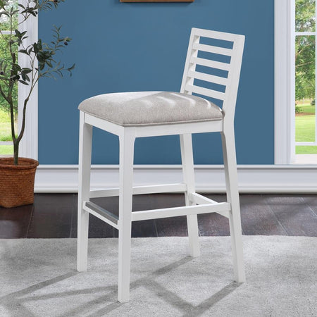 Siri Bar Stool - White - Drakoi Marketplace