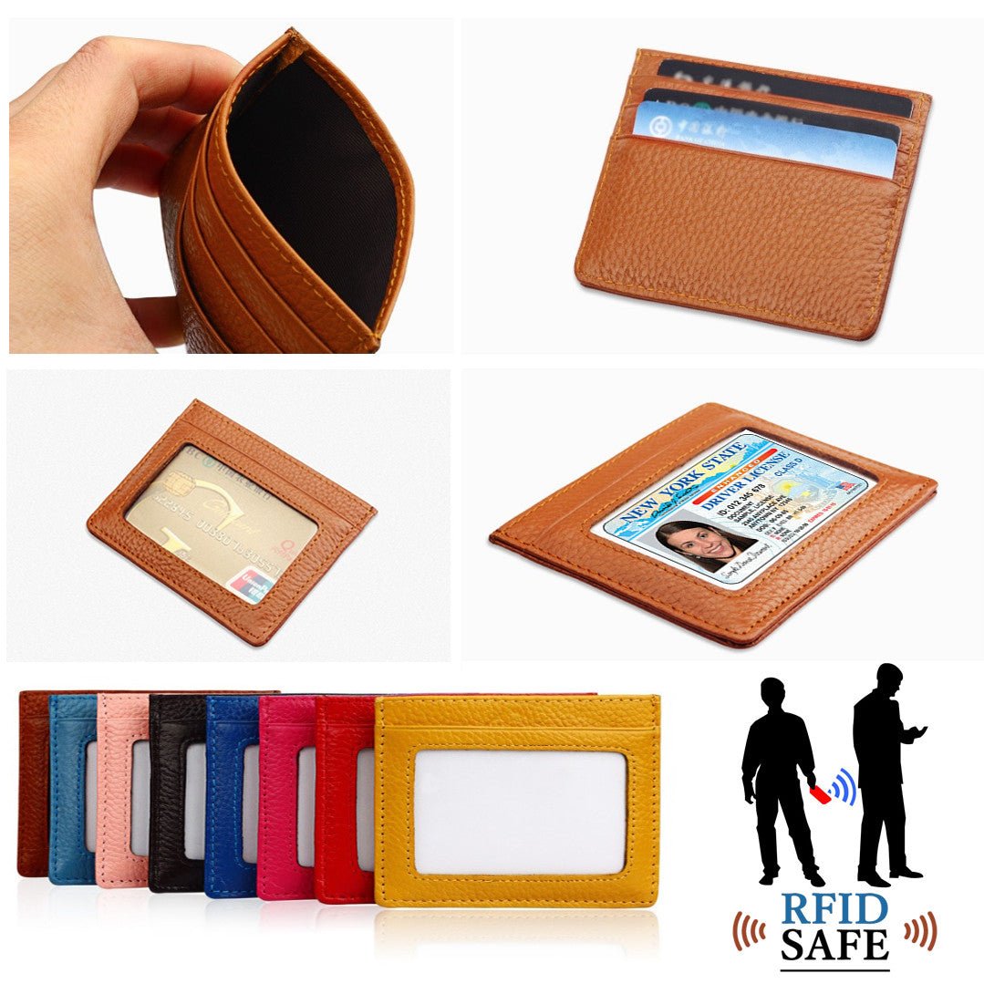 Skinny Mini RFID Safe Universal Minimal Wallet - Drakoi Marketplace