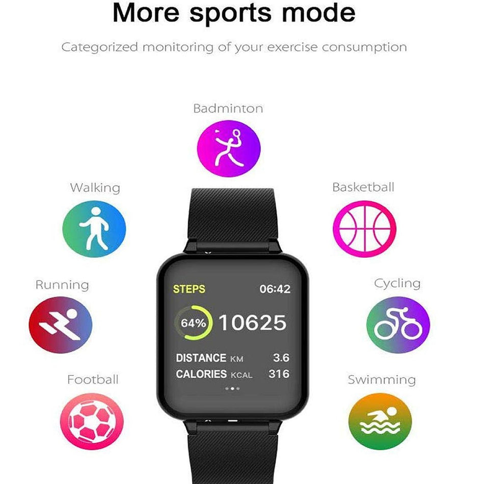 Smart Fit Total Wellness And Sports Activity Watch - Drakoi Marketplace