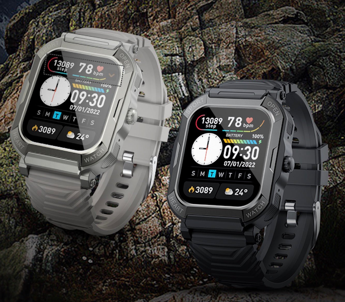 Smartex Rugged Waterproof Smart Watch - Drakoi Marketplace