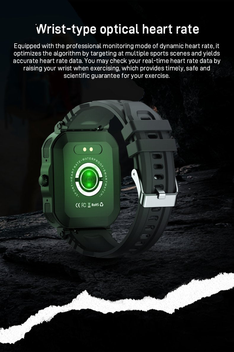 Smartex Rugged Waterproof Smart Watch - Drakoi Marketplace