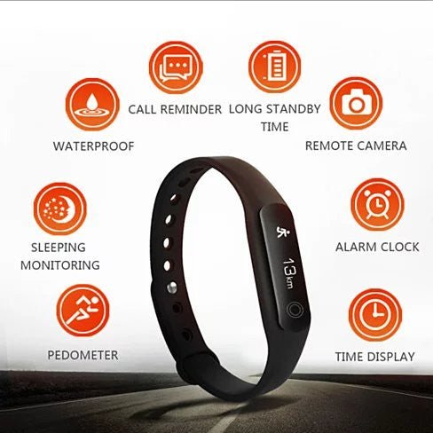 SmartFit Feather Lite Touch Screen Watch and 24/7 Activity Tracker + 1 Free Bonus Band - Drakoi Marketplace