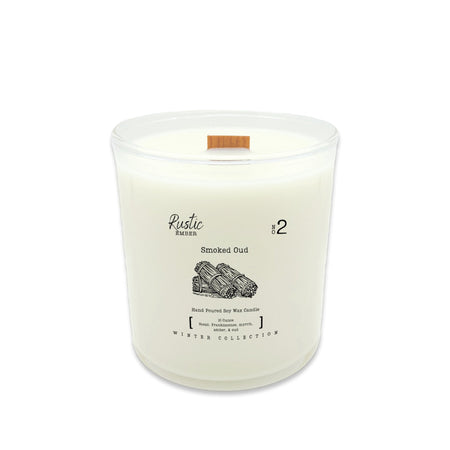 Smoked Oud | 10 Ounce Candle | Rustic Ember - Drakoi Marketplace