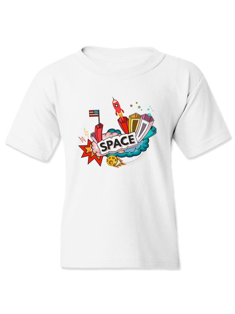 Space And Science Buildings T-shirt -Image by Shutterstock - Drakoi Marketplace