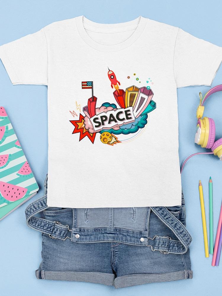 Space And Science Buildings T-shirt -Image by Shutterstock - Drakoi Marketplace