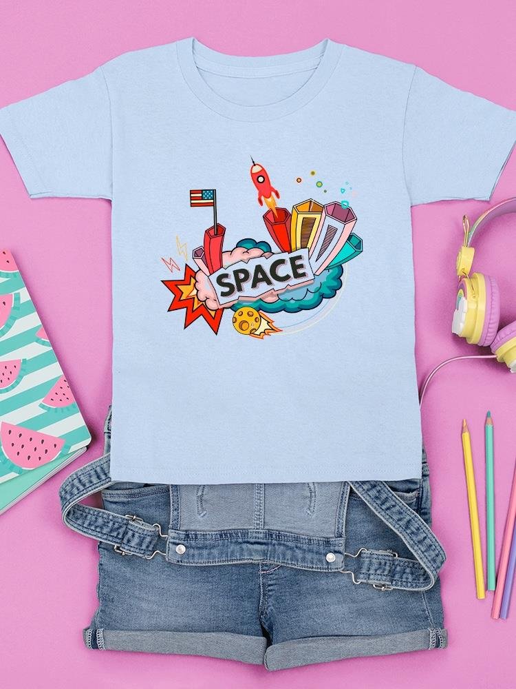 Space And Science Buildings T-shirt -Image by Shutterstock - Drakoi Marketplace