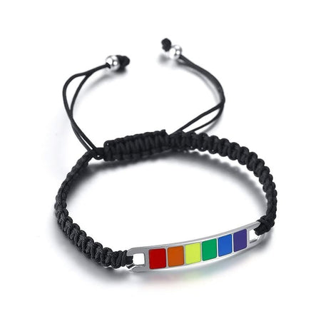 Stainless Steel LGBT Pride Bracelet - Drakoi Marketplace