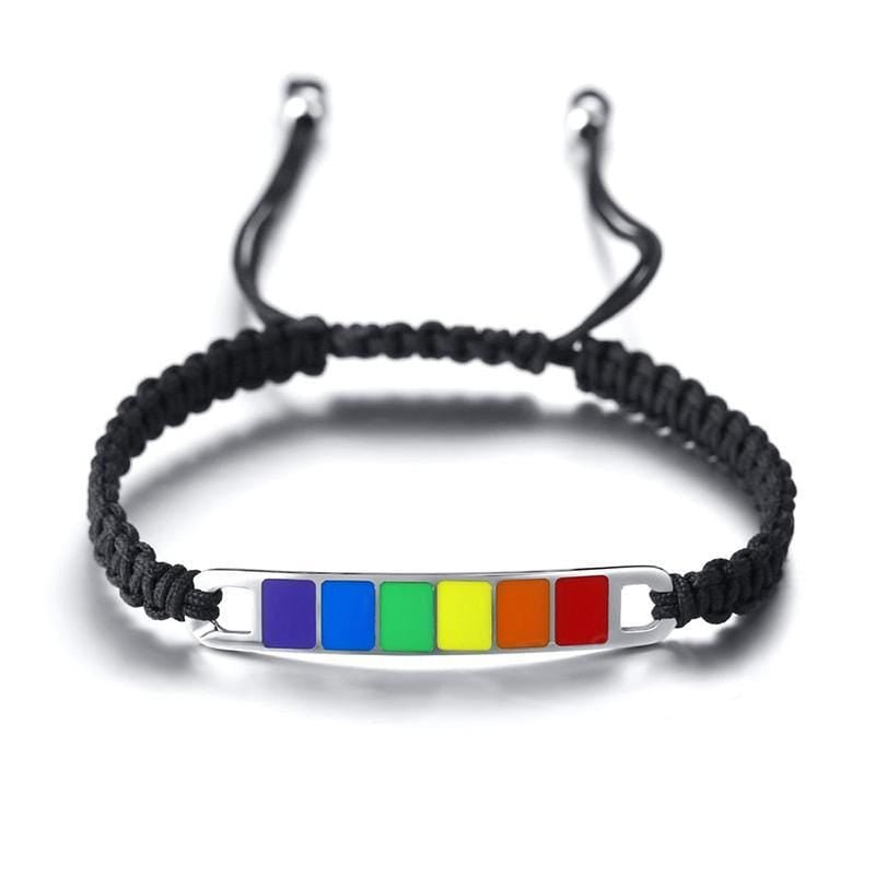 Stainless Steel LGBT Pride Bracelet - Drakoi Marketplace