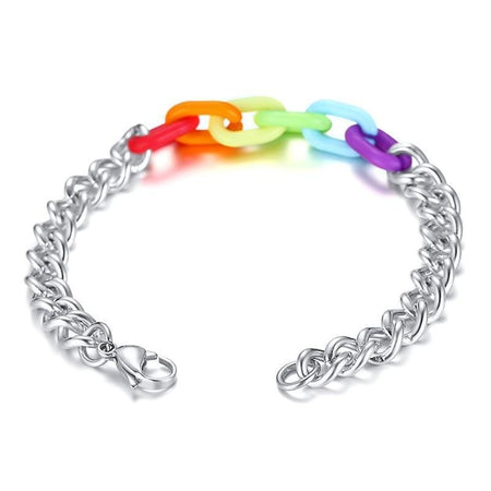 Stainless Steel Rainbow Bracelet - Drakoi Marketplace