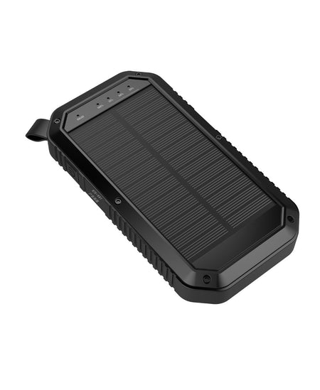 Sun Chaser Mini Solar Powered Wireless Phone Charger 10,000 mAh With LED Flood Light - Drakoi Marketplace