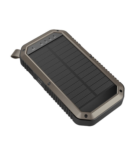 Sun Chaser Mini Solar Powered Wireless Phone Charger 10,000 mAh With LED Flood Light - Drakoi Marketplace