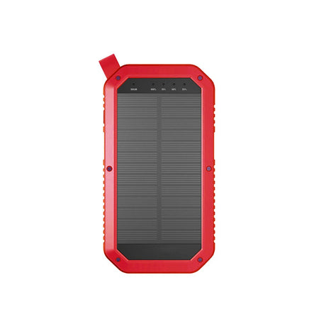 Sun Chaser Mini Solar Powered Wireless Phone Charger 10,000 mAh With LED Flood Light - Drakoi Marketplace