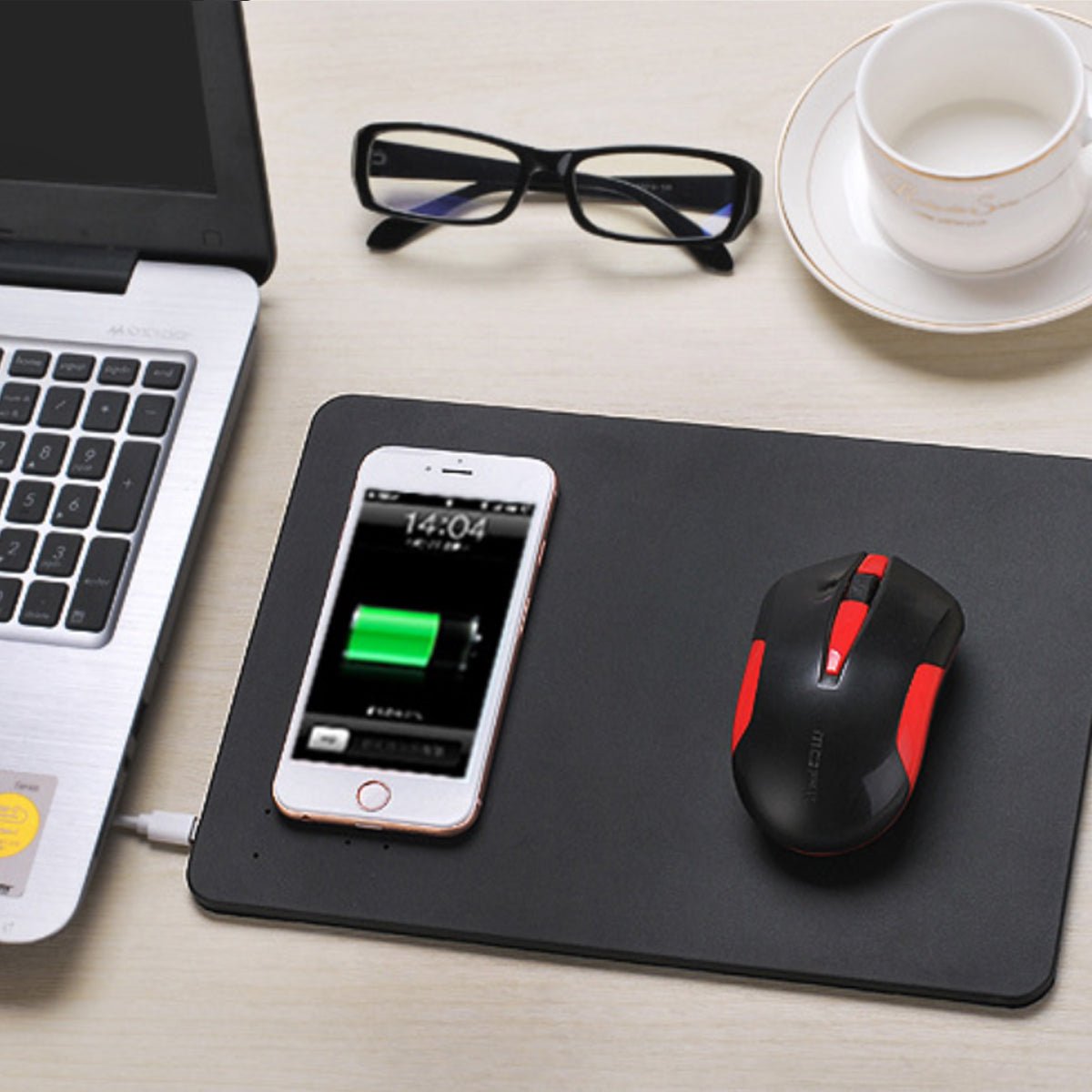 Superpower Pad 2 In 1 iPhone Wireless Charger, And Mouse Pad - Drakoi Marketplace