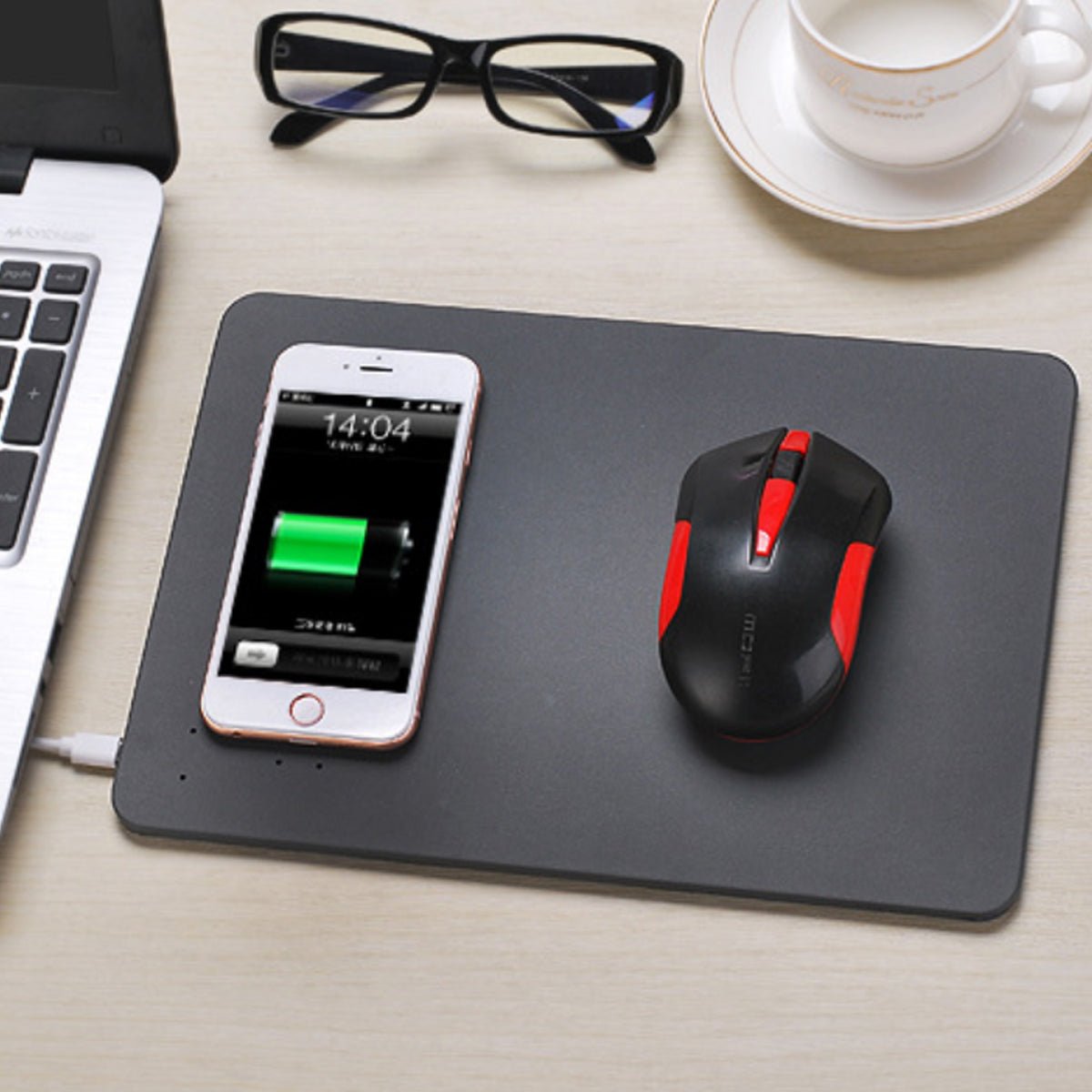 Superpower Pad 2 In 1 iPhone Wireless Charger, And Mouse Pad - Drakoi Marketplace