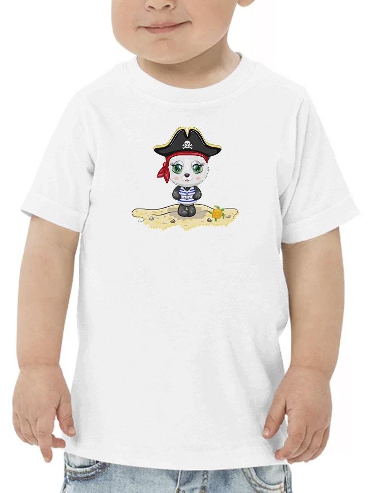 Sweet Pirate Panda W Bandana T-shirt -Image by Shutterstock - Drakoi Marketplace