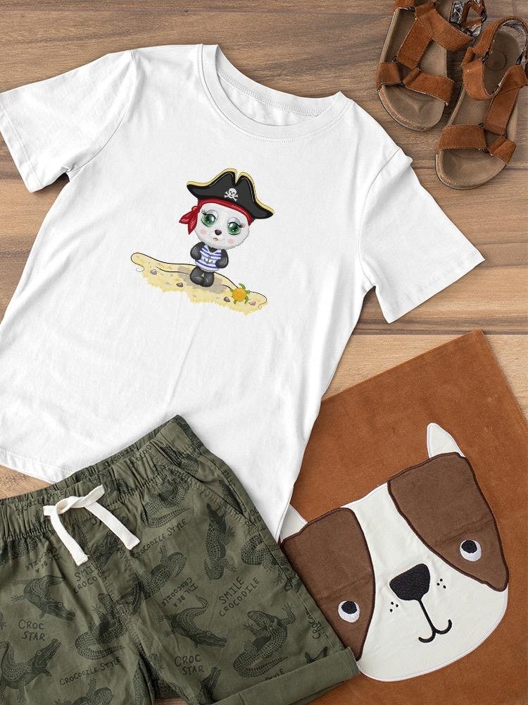 Sweet Pirate Panda W Bandana T-shirt -Image by Shutterstock - Drakoi Marketplace