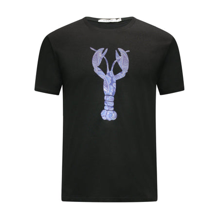 T-Shirt Big Blue Lobster Black - Drakoi Marketplace