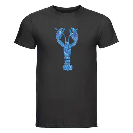 T-Shirt Big Blue Lobster Black - Drakoi Marketplace