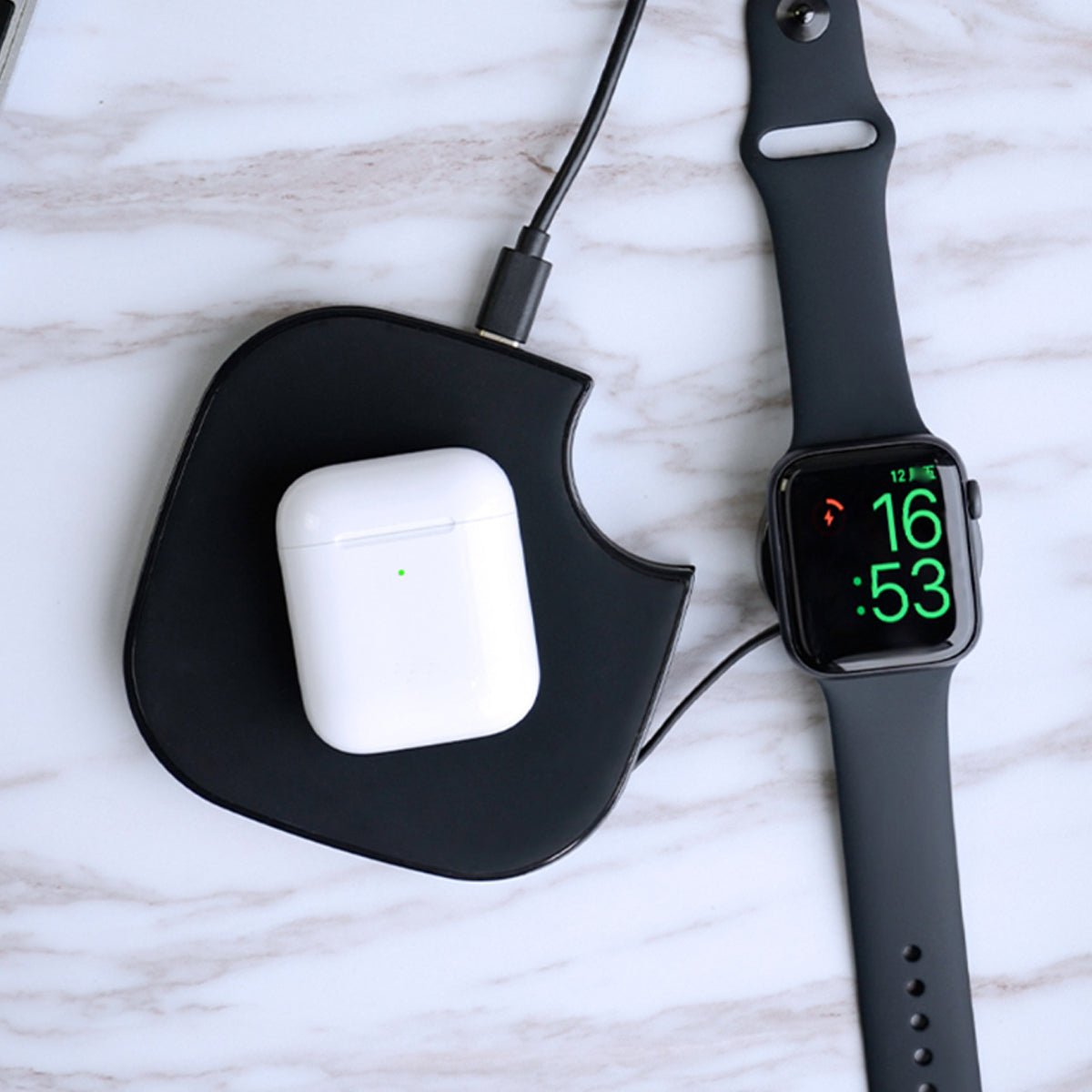 Teamwork 2 In 1 Wireless Phone And Apple Watch Charger - Drakoi Marketplace