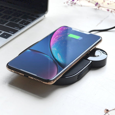 Teamwork 2 In 1 Wireless Phone And Apple Watch Charger - Drakoi Marketplace