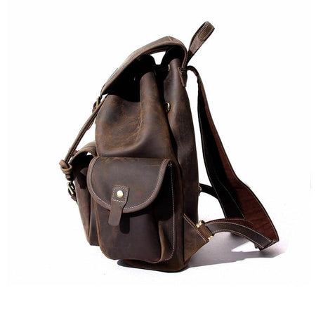 The Asmund Backpack | Genuine Leather Rucksack - Drakoi Marketplace